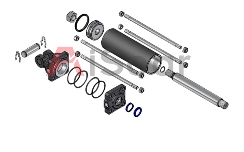 Aisoar Hydraulics Provides Tie Rod Custom Hydraulic Cylinder With Premium Quality Aisoar 8099